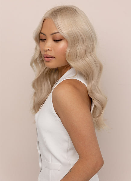 16 Inch Halo Hair Extensions #Light Grey