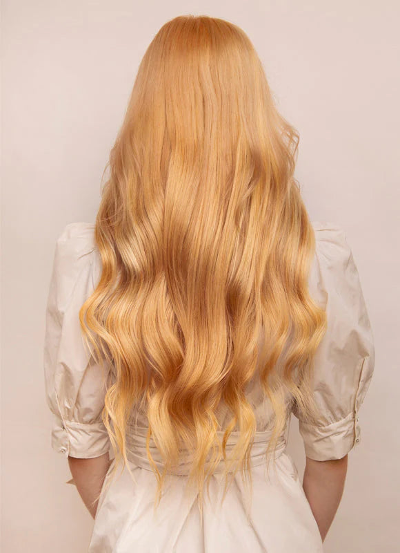 24 Inch Ultimate Volume Clip in Hair Extensions 27 Strawberry Blonde