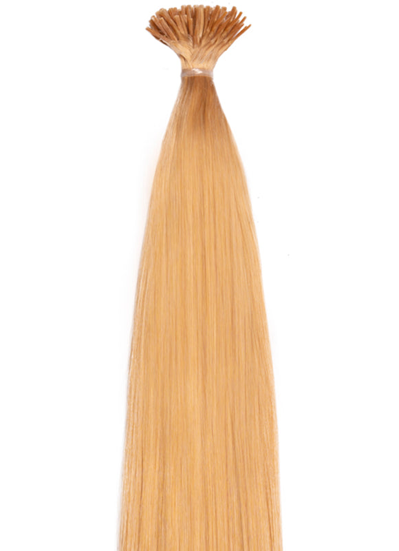 20 Inch Microbead Stick I Tip Hair Extensions 27 Strawberry Blonde