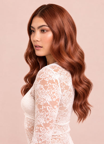 16 inch Ultimate Volume Clip in Hair Extensions #33 Dark Auburn Red