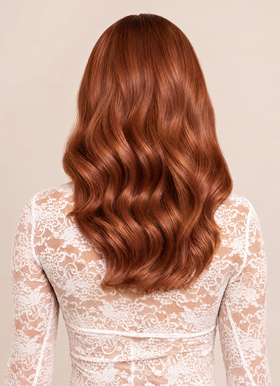 16 inch Ultimate Volume Clip in Hair Extensions #33 Dark Auburn Red
