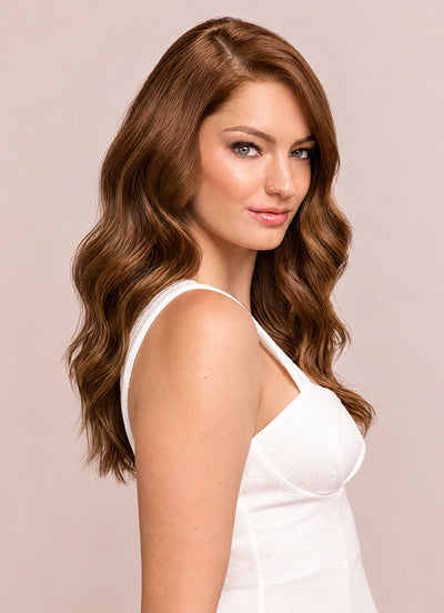 16 inch Ultimate Volume Clip in Hair Extensions #4 Medium Brown
