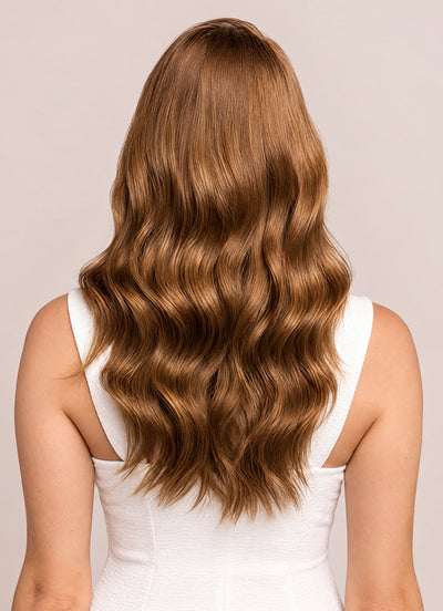 16 inch Ultimate Volume Clip in Hair Extensions #4 Medium Brown