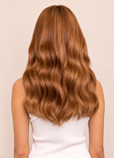 16 inch Ultimate Volume Clip in Hair Extensions #6 Light Chestnut Brown