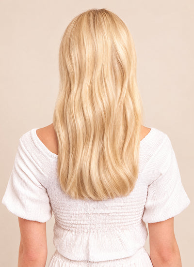 16 inch Full Volume Clip in Hair Extensions #60 Light Blonde