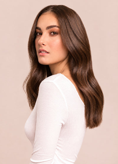 16 inch Ultimate Volume Clip in Hair Extensions #2 Dark Brown