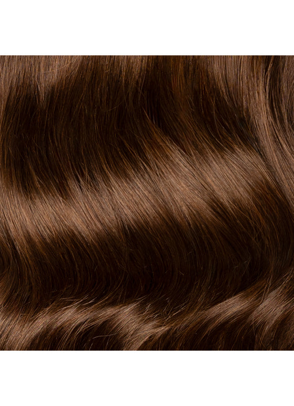 16 inch Deluxe Clip in Hair Extensions #1C Mocha Brown