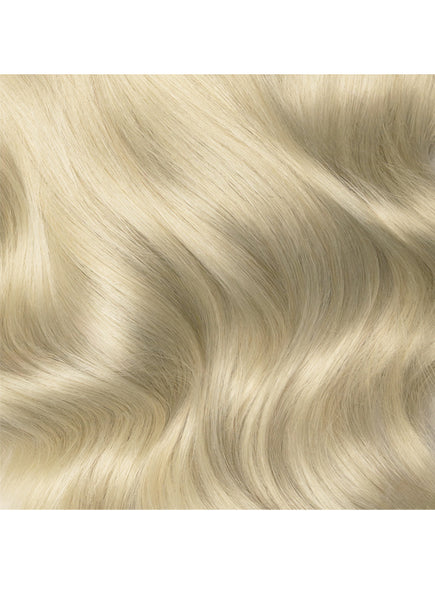 16 Inch Deluxe Clip in Hair Extensions #60W Platinum Blonde