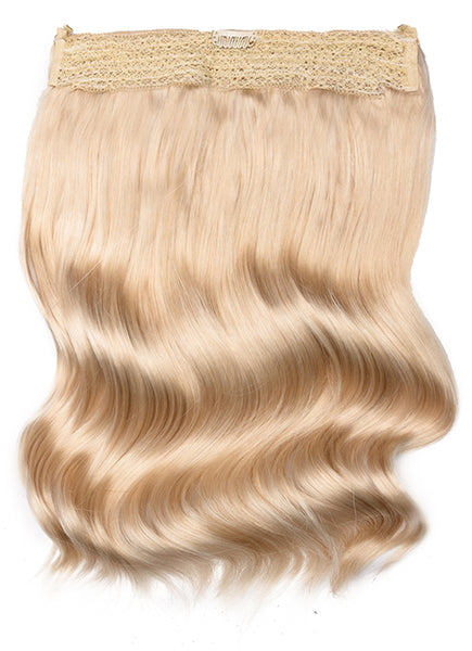 16 Inch Halo Hair Extensions #60A Light Ash Blonde