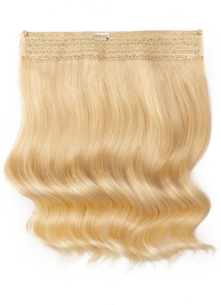 16 Inch Halo Hair Extensions #60 Light Blonde