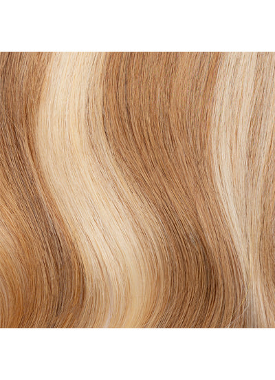 Clip in One Piece/ Volumizer Light Brown with Light Blonde Highlights
