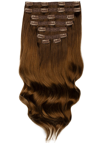 16 Inch Ultimate Volume Clip in Hair Extensions T#02/04 Ombre