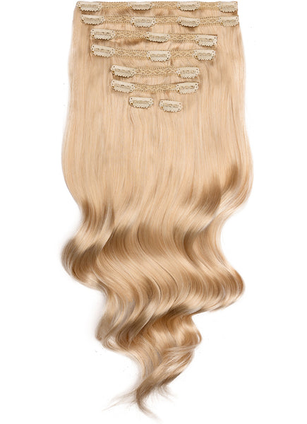 16 Inch Ultimate Volume Clip in Hair Extensions #60A Light Ash Blonde