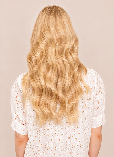 20 inch Full Volume Clip in Hair Extensions #27 Strawberry Blonde