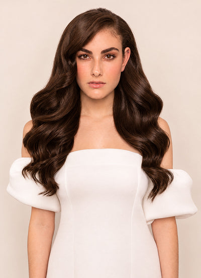 20 inch Ultimate Volume Clip in Hair Extensions  #2 Dark Brown