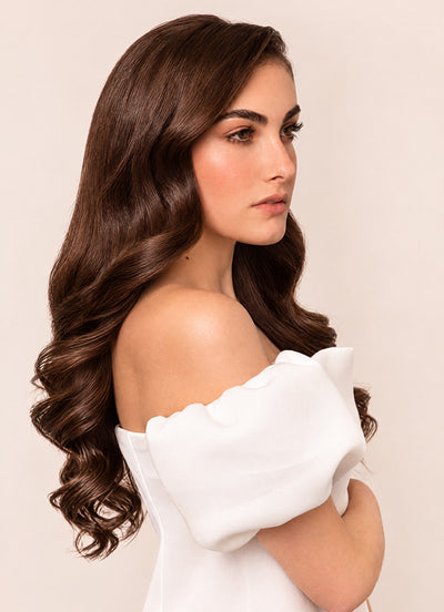 20 inch Ultimate Volume Clip in Hair Extensions  #2 Dark Brown