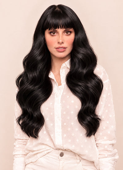 20 inch Ultimate Volume Clip in Hair Extensions  #1 Jet Black
