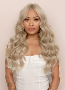 20 Inch Full Volume Clip in Hair Extensions #Light Grey