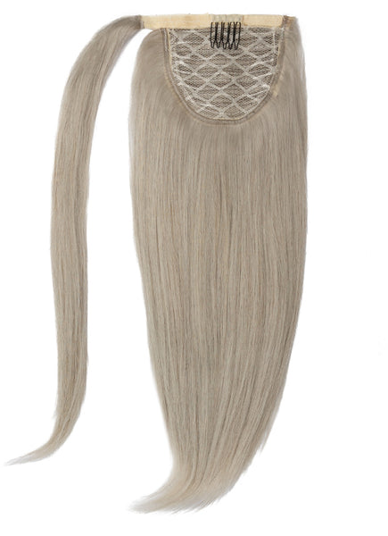 22 Inch Clip In Ponytail Extension #Silver