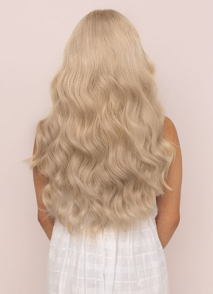 22 Inch Halo Hair Extensions #Light Grey