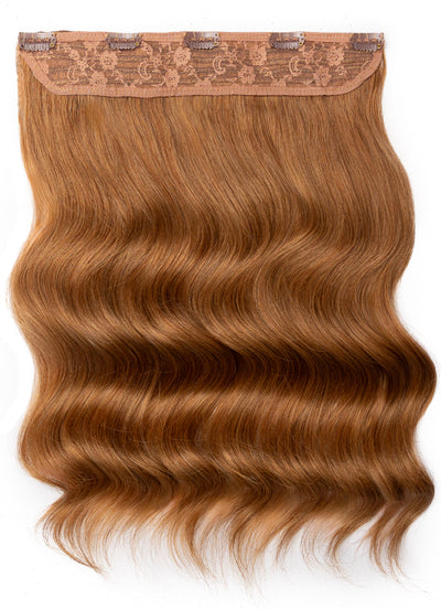 Clip in One Piece/ Volumizer in #6 Light Chestnut Brown