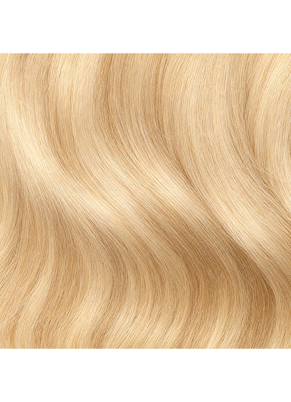 16 inch Full Volume Clip in Hair Extensions #613 Bleached Blonde