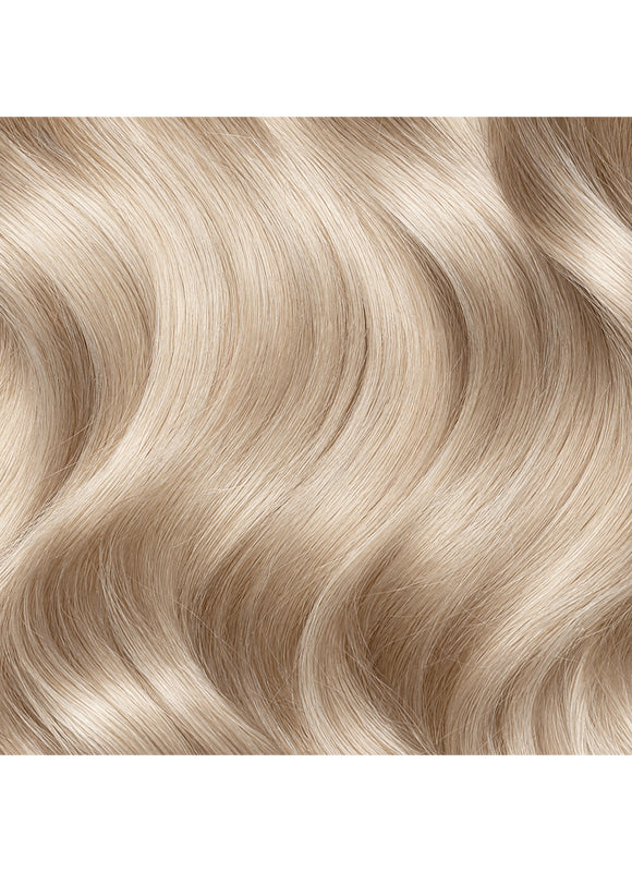 20 inch Full Volume Clip in Hair Extensions Pearl Blonde