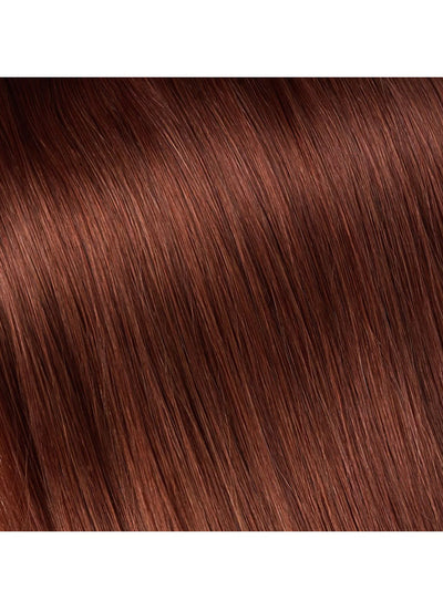 20 inch Seamless Clip in Hair Extensions #33 Dark Auburn Red