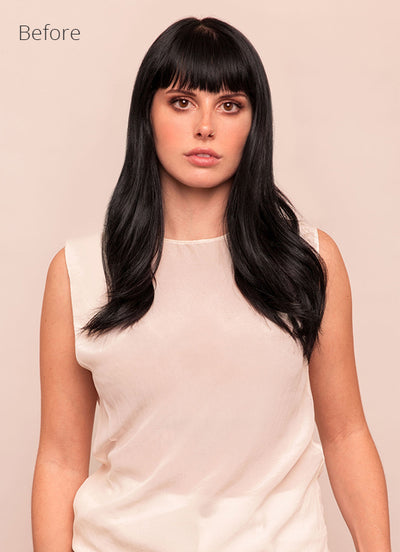 24 inch Ultimate Volume Clip in Hair Extensions  #1 Jet Black