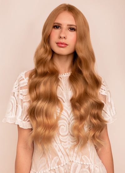 24 inch Ultimate Volume Clip in Hair Extensions  #14 Dark Blonde