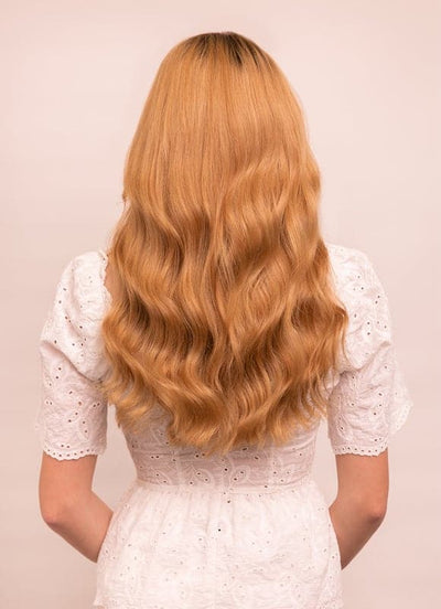 16 inch Ultimate Volume Clip in Hair Extensions #14 Dark Blonde