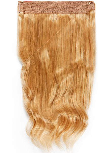 22 Inch Halo Hair Extensions #16 Light Golden Blonde