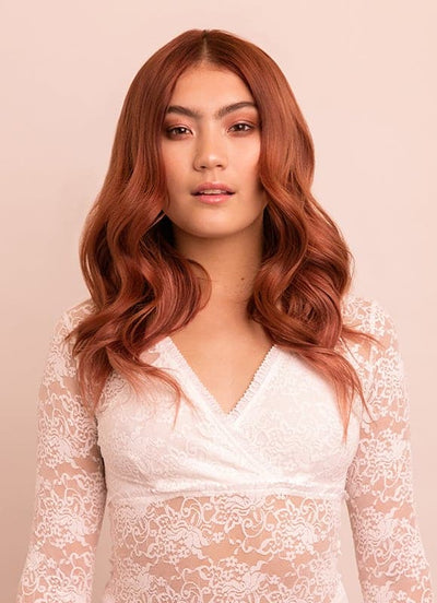 16 inch Ultimate Volume Clip in Hair Extensions #33 Dark Auburn Red