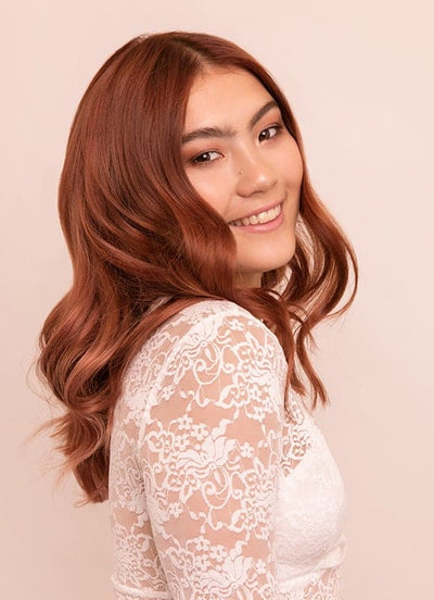 16 inch Ultimate Volume Clip in Hair Extensions #33 Dark Auburn Red