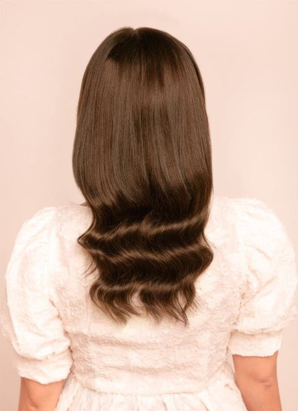 16 Inch Halo Hair Extensions #1C Mocha Brown