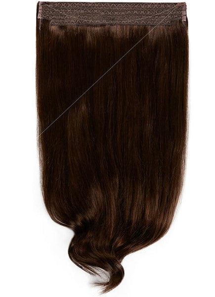 16 Inch Halo Hair Extensions #1C Mocha Brown
