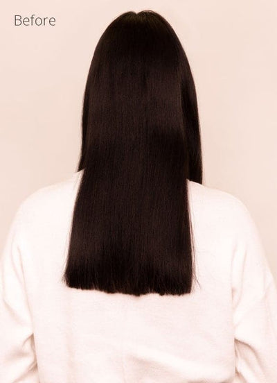 16 inch Ultimate Volume Clip in Hair Extensions #1B Natural Black