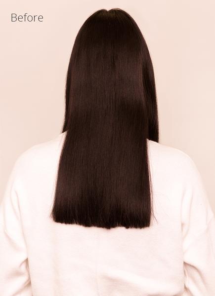 22 Inch Halo Hair Extensions #1B Natural Black