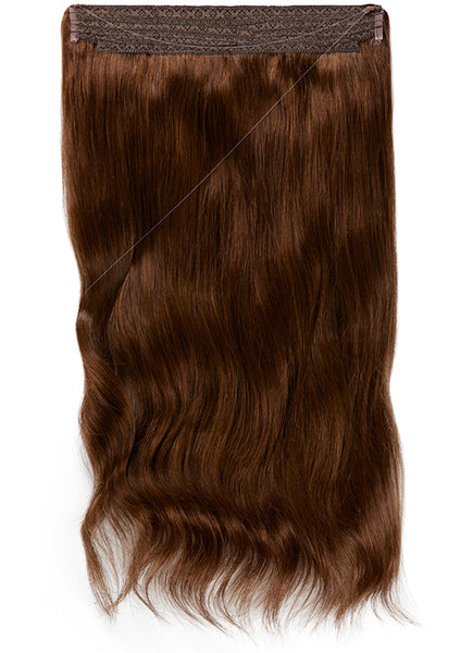 22 Inch Halo Hair Extensions #2 Dark Brown