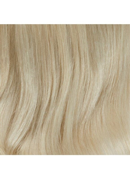 20 Inch Deluxe Clip in Hair Extensions #60W Platinum Blonde