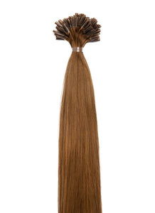 20 Inch Keratin Bond/ Fusion Hair Extensions Nail/ U-Tip #4 Medium Brown