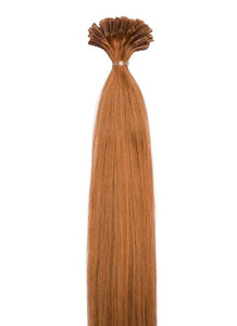 20 Inch Keratin Bond/ Fusion Hair Extensions Nail/ U-Tip #6 Light Chestnut Brown