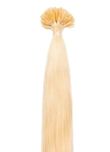 20 Inch Keratin Bond/ Fusion Hair Extensions Nail/ U-Tip #60 Light Blonde