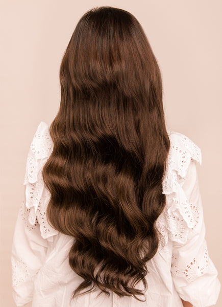 22 Inch Halo Hair Extensions #1C Mocha Brown
