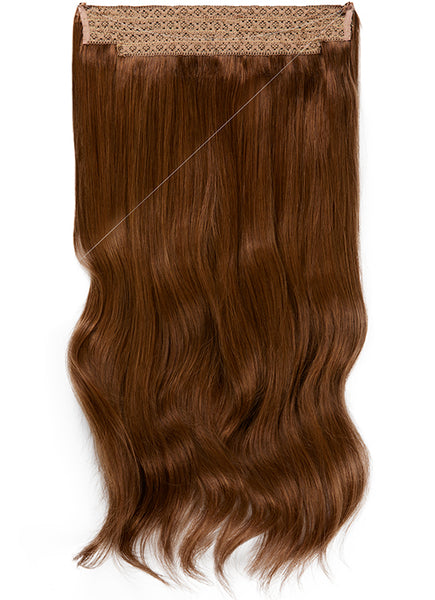 22 Inch Halo Hair Extensions #4 Medium Brown