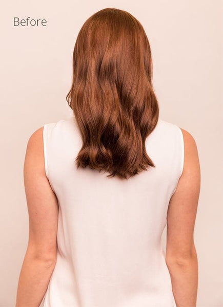 18 inch Seamless Clip in Hair Extensions #4 Medium Brown