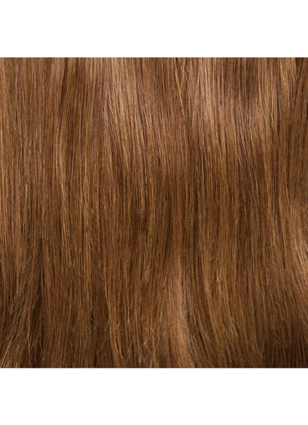 18 inch Seamless Clip in Hair Extensions #4 Medium Brown
