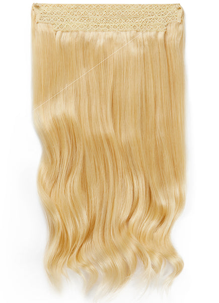 22 Inch Halo Hair Extensions #60 Light Blonde