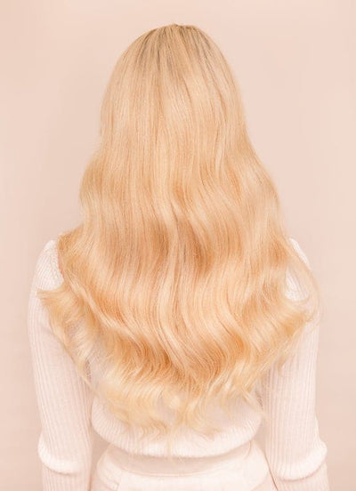 20 inch Ultimate Volume Clip in Hair Extensions  #60 Light Blonde