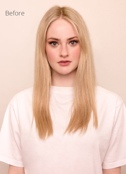 24 inch clip in hair extensions #60 light blonde 4